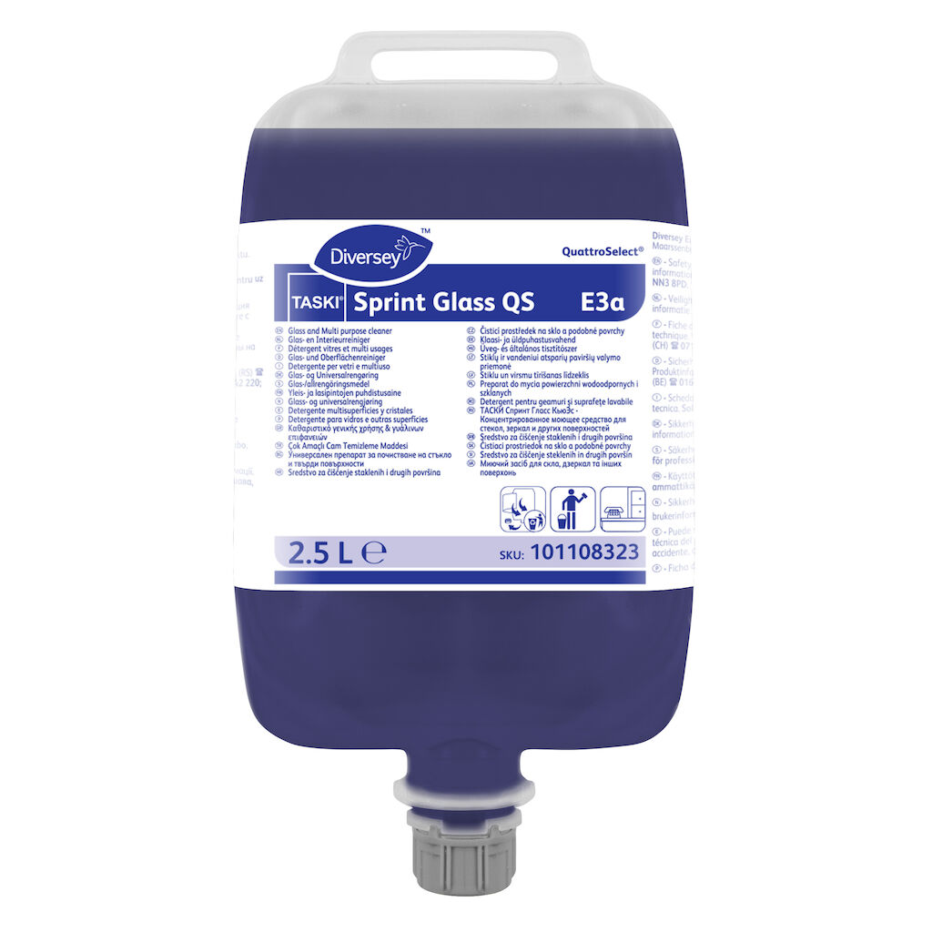 TASKI Sprint Glass QS E3a 2x2.5L - Detergente limpiacristales