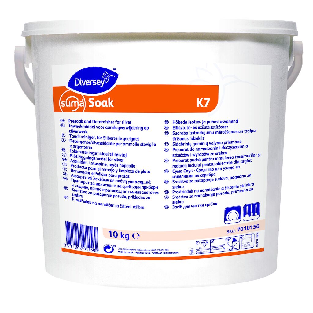 Suma Soak K7 10kg - Producto para el remojo y limpieza de plata