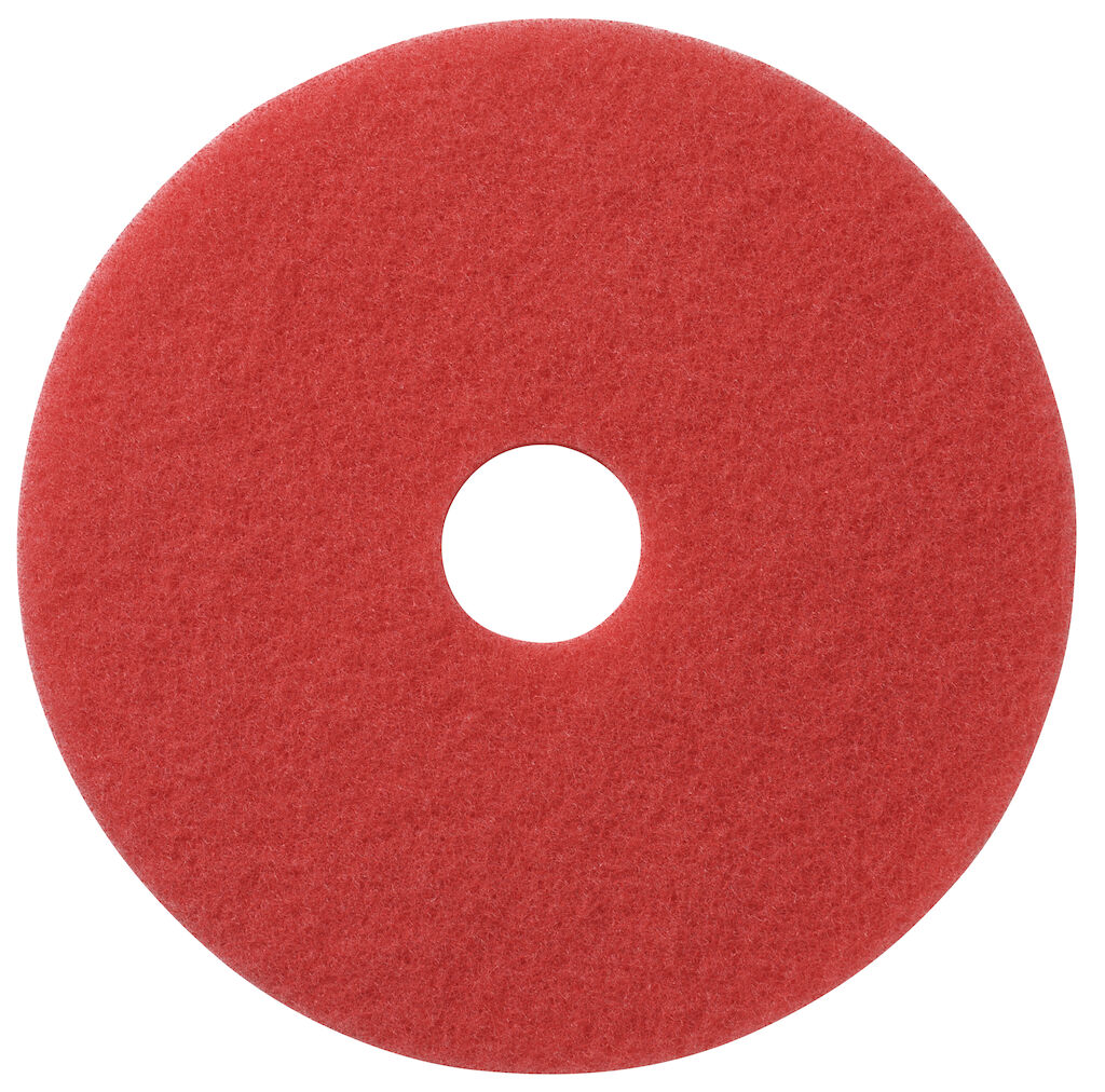 Disco limpieza suelos TASKI AMERICO 5pz - 14'' / 36 cm - Rojo - Disco de mantenimiento para limpieza y pulido diario