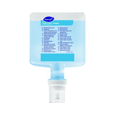 Soft Care Fresh 4x1.3L - Jabón de manos suave de uso general, cabello y cuerpo