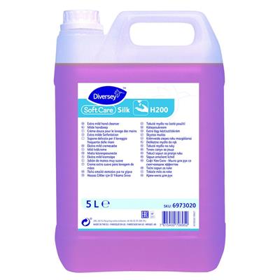 Soft Care Silk H200 2x5L - Jabón de manos, ge de ducha y champú muy suave