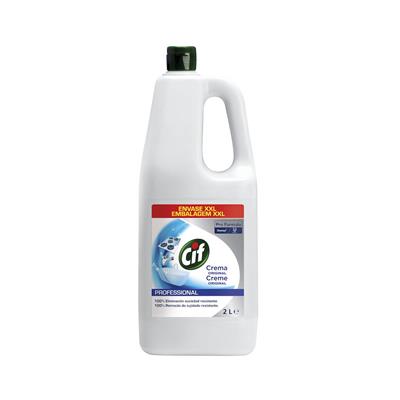 Cif Pro Formula Crema Original 6x2L - Detergente en crema para uso en superficies duras del baño y la cocina