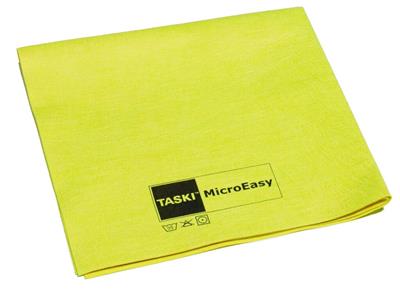 TASKI MicroEasy 5x1unid - 38 x 37 cm - Amarillo - Bayeta de microfibra versátil y ligera